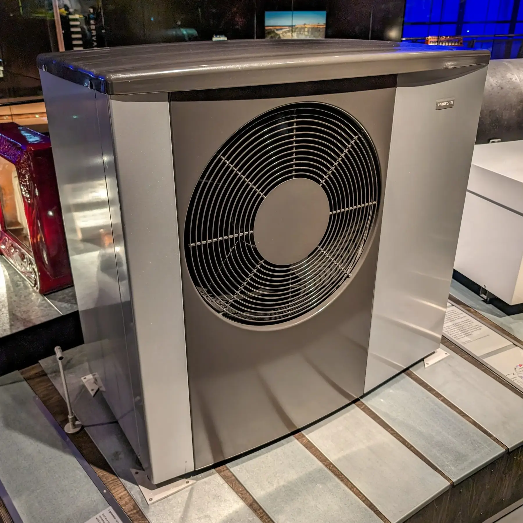 Outdoor unit of an air-to-water heat pump